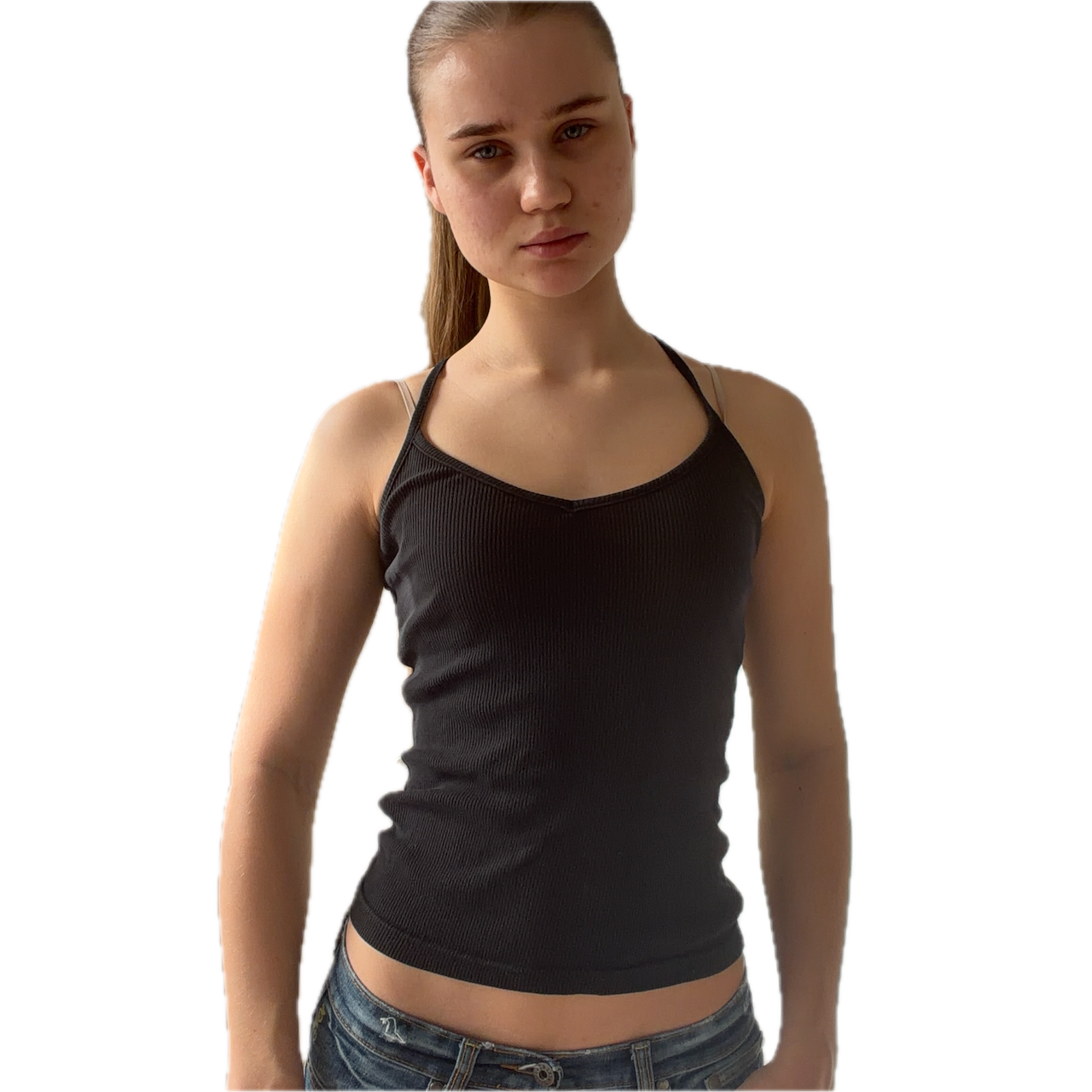 Basic Top Schwarz - XS