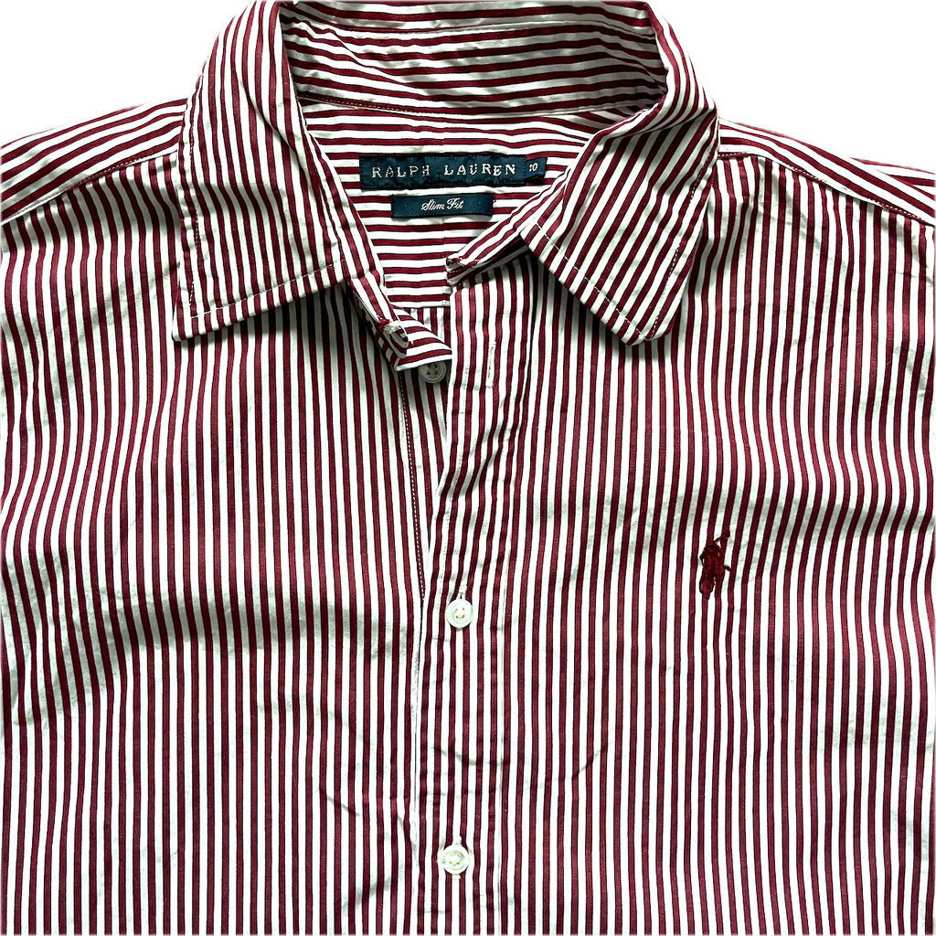 Ralph Lauren Hemd Rot gestreift - S
