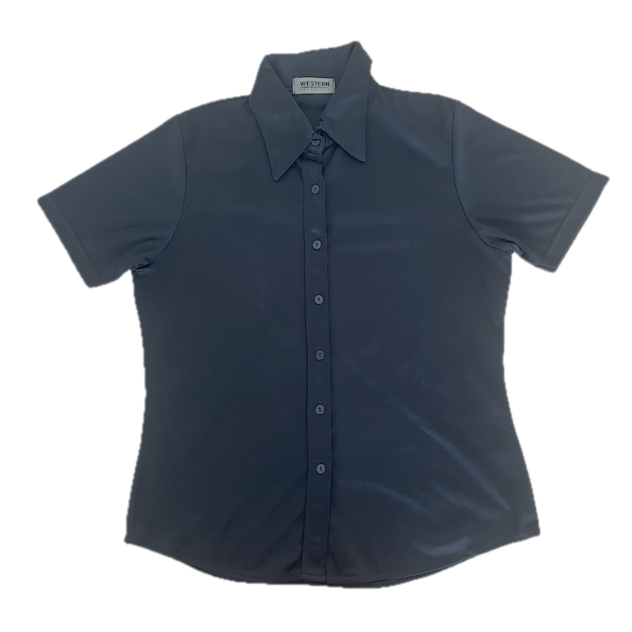 Basic kurzes Hemd Schwarz - S/M