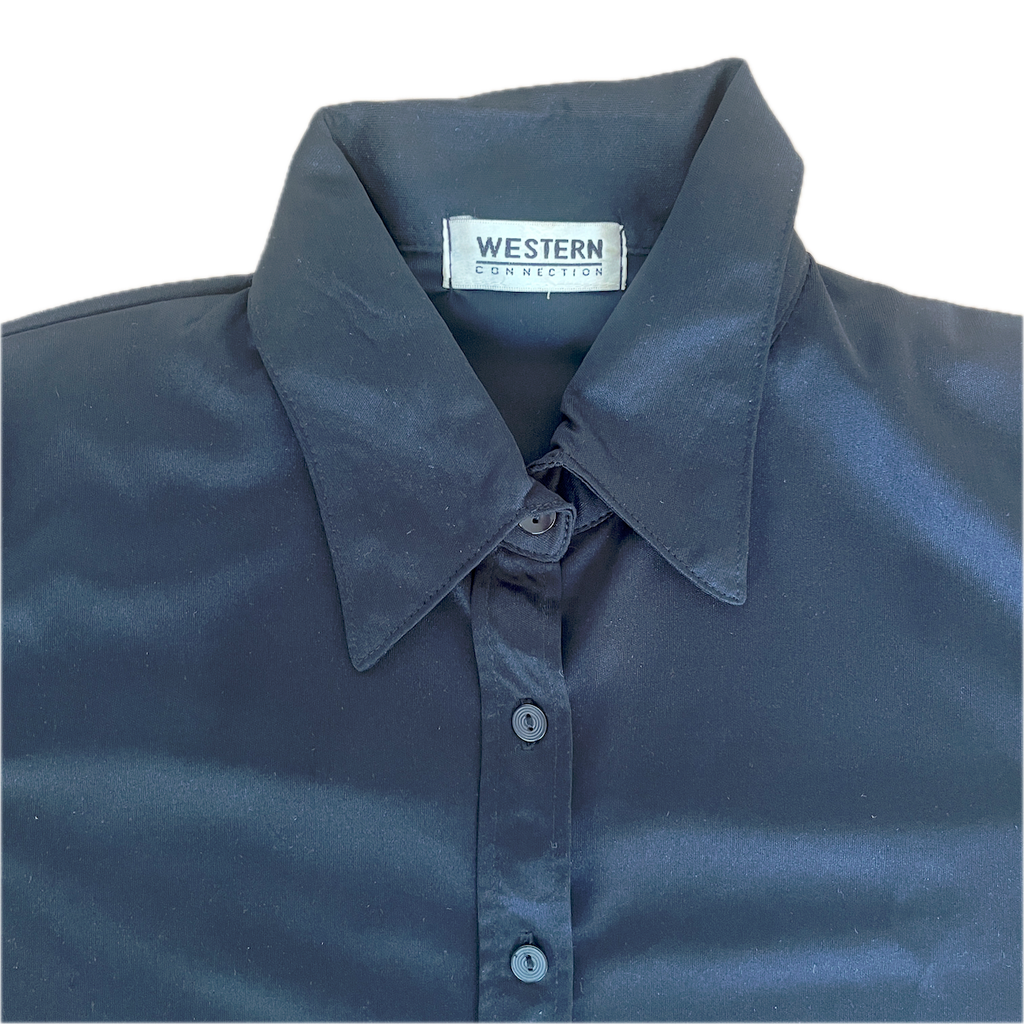 Basic kurzes Hemd Schwarz - S/M