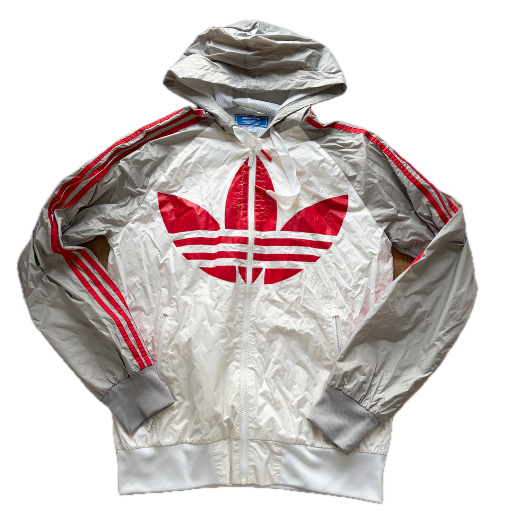 Adidas Jacke Weiss-Rot 2012 - S/M