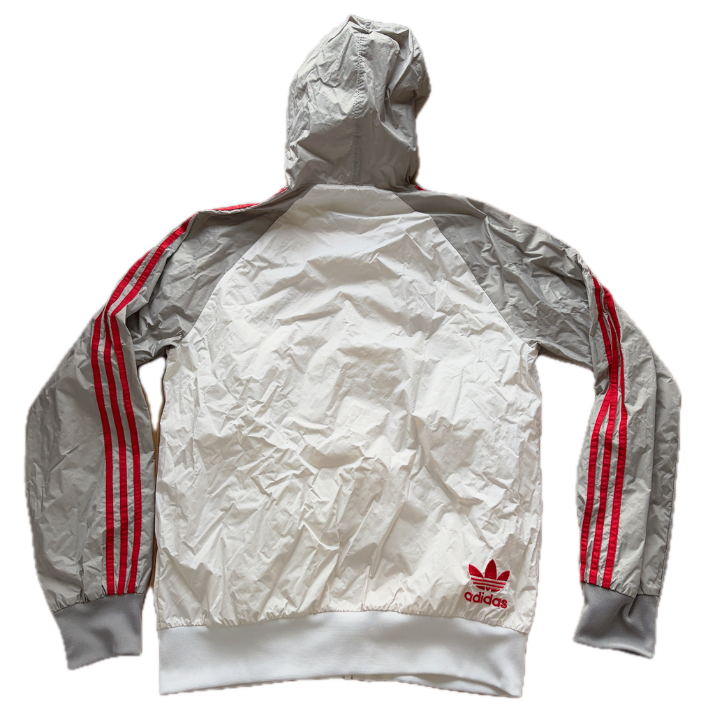 Adidas Jacke Weiss-Rot 2012 - S/M