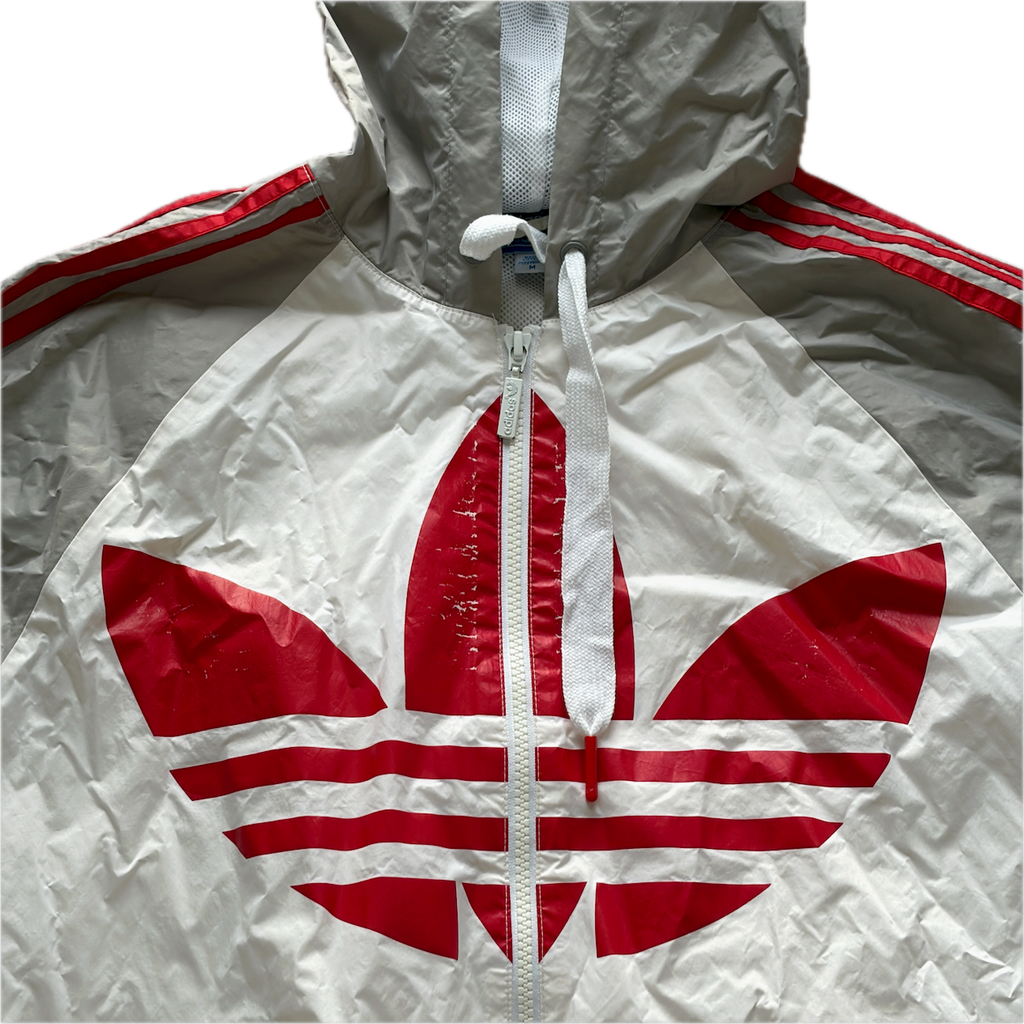 Adidas Jacke Weiss-Rot 2012 - S/M