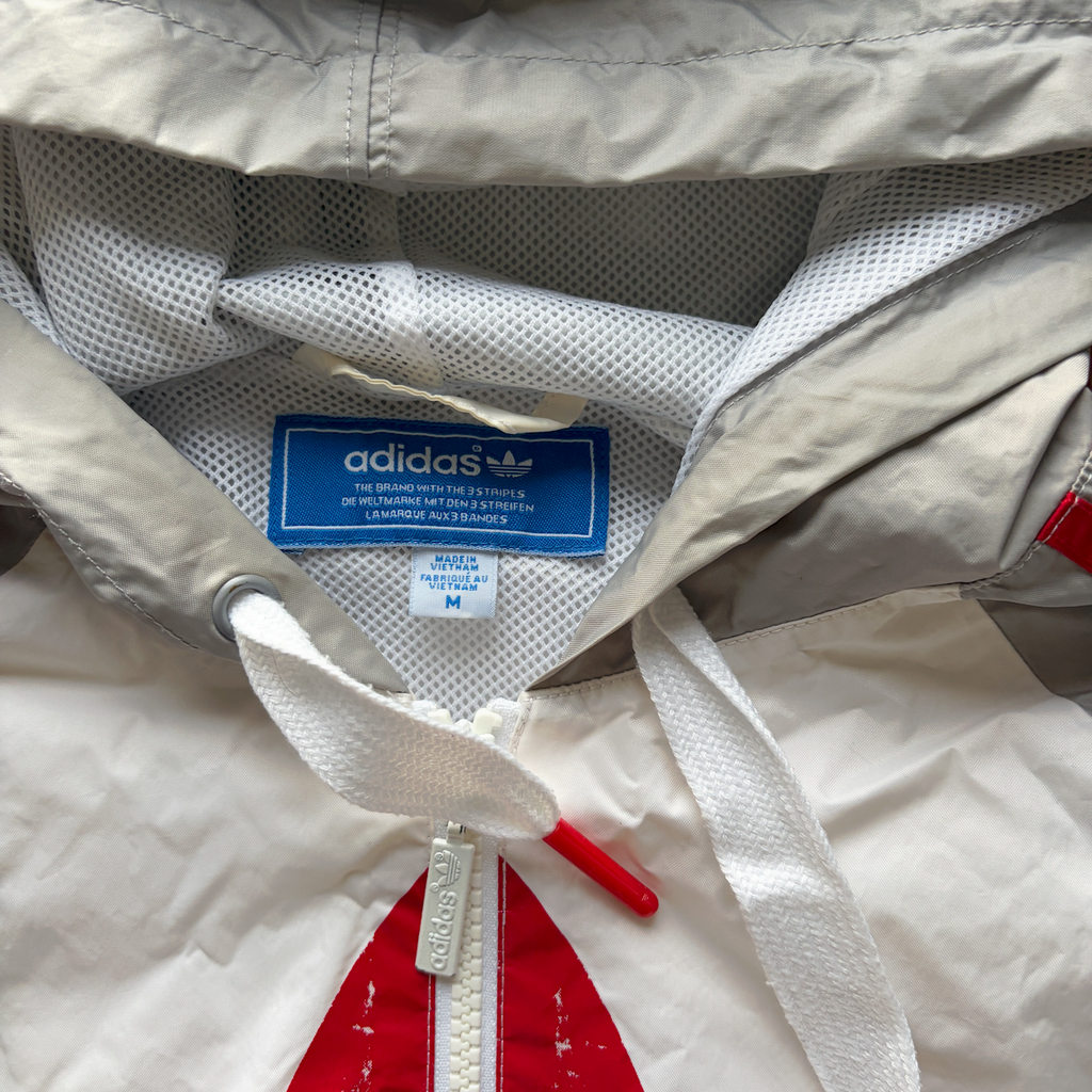 Adidas Jacke Weiss-Rot 2012 - S/M