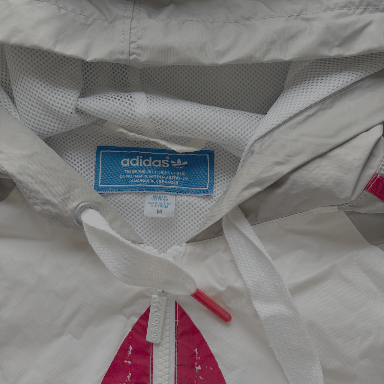 Adidas Jacke Weiss-Rot 2012 - S/M