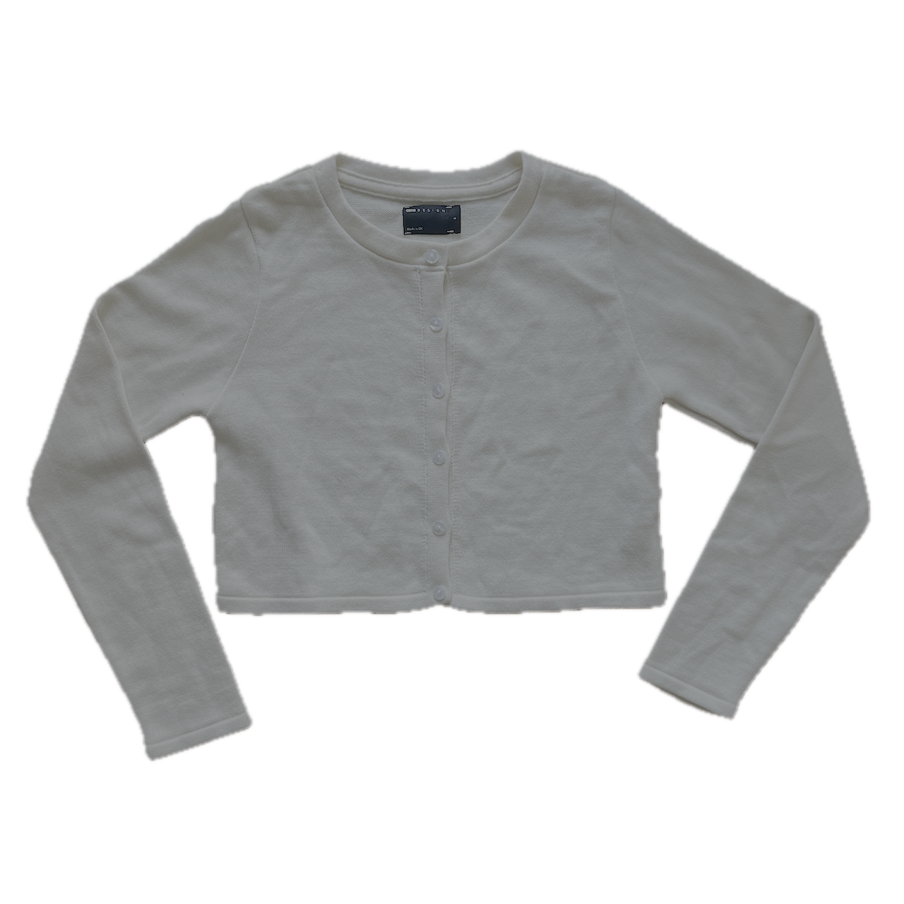 Strickjacke/Cardigan Buttergelb - S