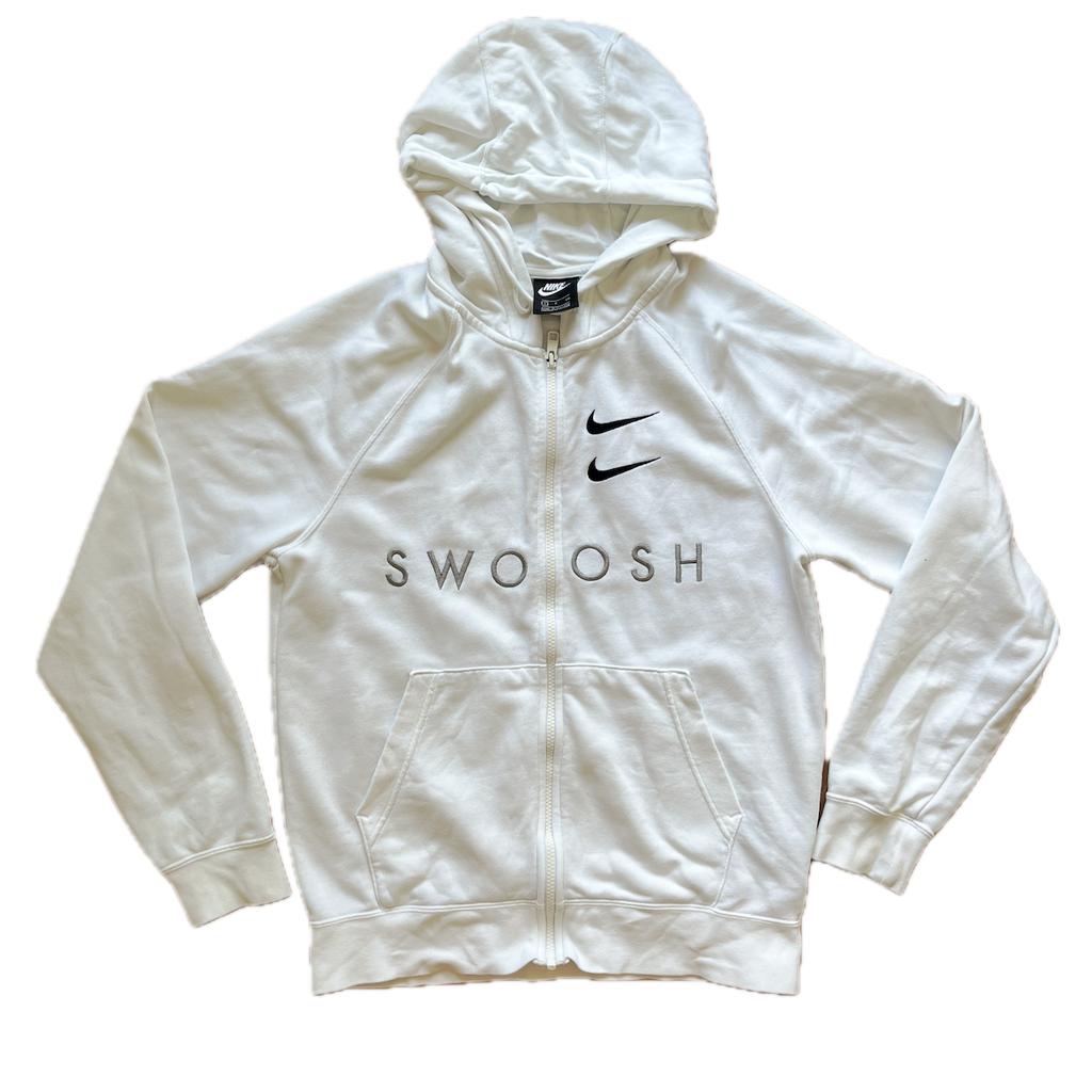 Jacke Swoosh weiss - S