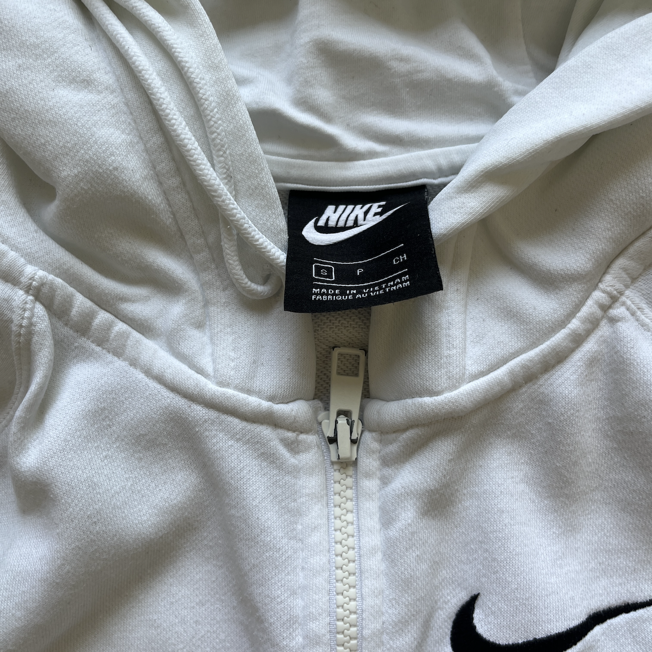 Jacke Swoosh weiss - S