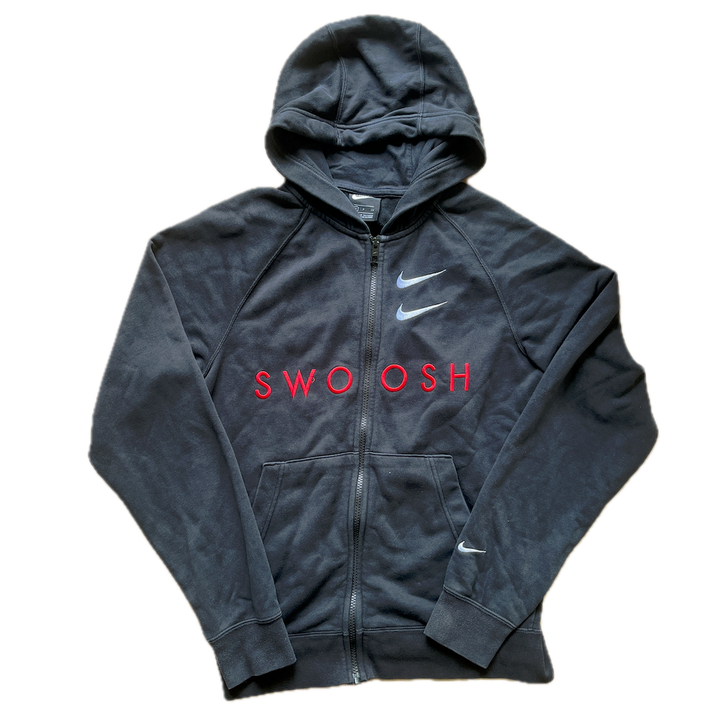 Jacke Swoosh schwarz- S