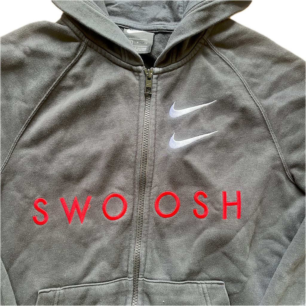 Jacke Swoosh schwarz- S