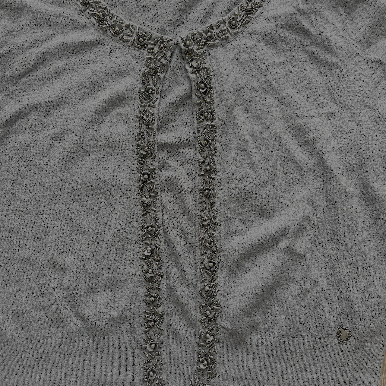 Jäckchen Glitzer Grau - XS/S