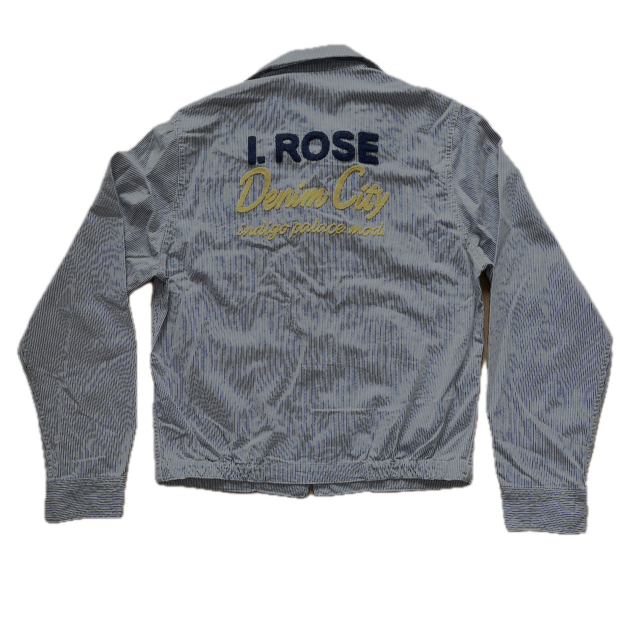 Gestreifte Jacke weiss/blau - S