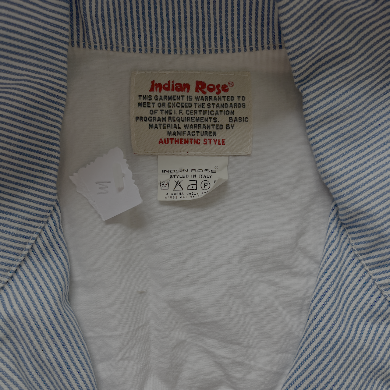 Gestreifte Jacke weiss/blau - S