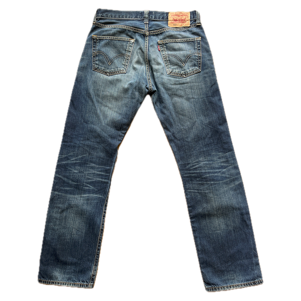 Levis Jeans 501 Straight Leg Button Fly 30/30 Lowwaist - S