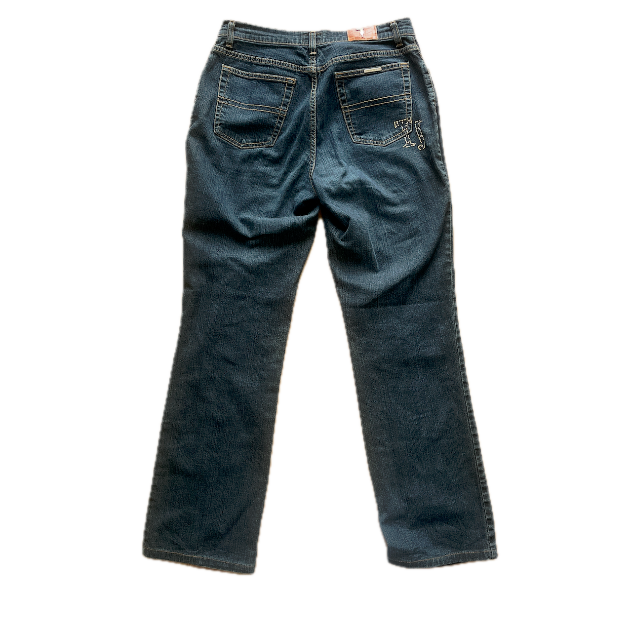 Trussardi Jeans Schlaghose Glitzer - S