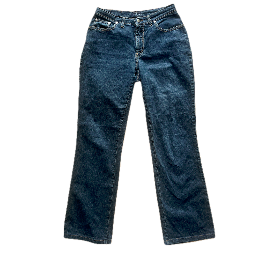 Trussardi Jeans Schlaghose Glitzer - S