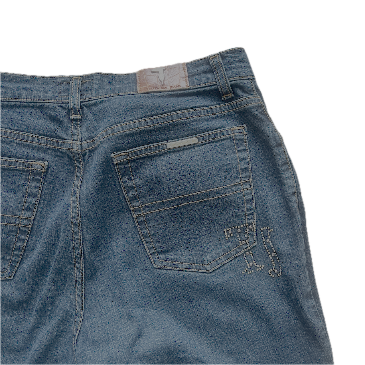 Trussardi Jeans Schlaghose Glitzer - S