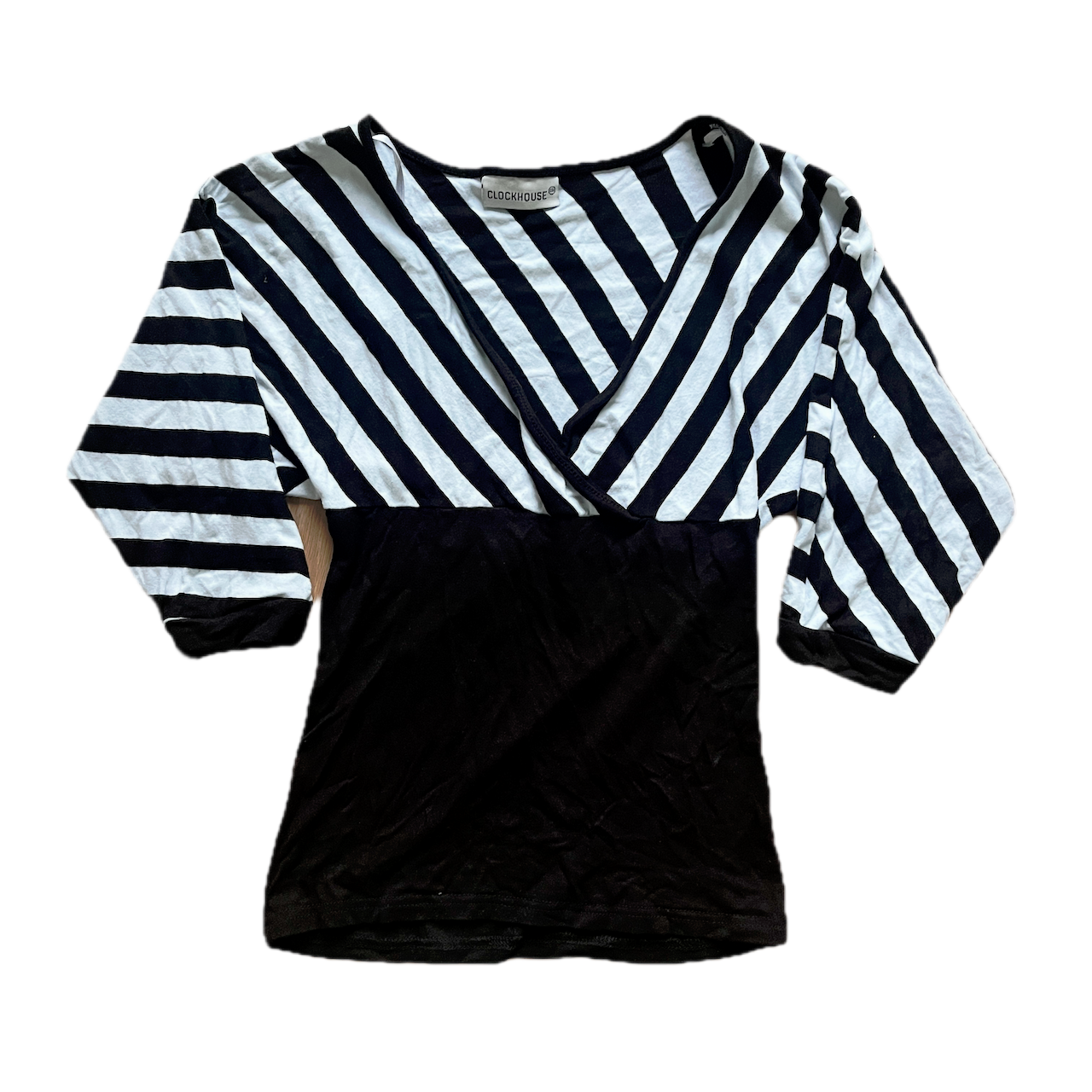 Gestreiftes Shirt 3/4 Ärmel XS/S