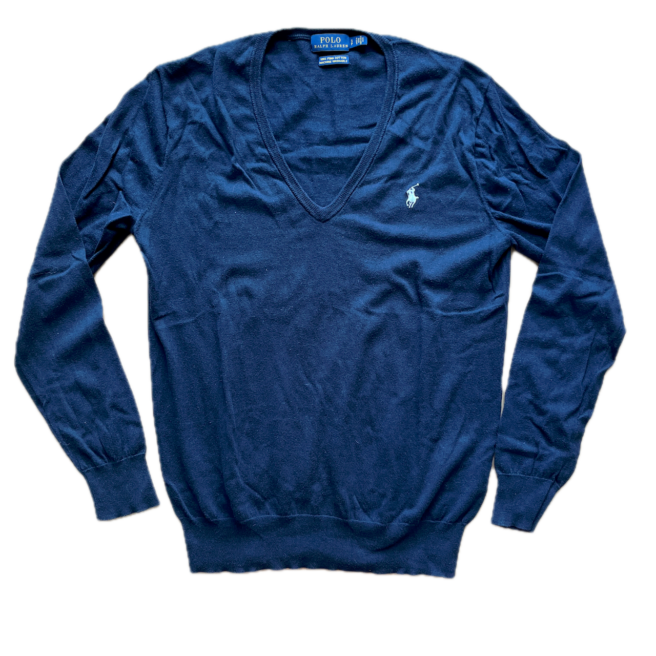 Polo Ralph Lauren Langarmshirt Blau - S