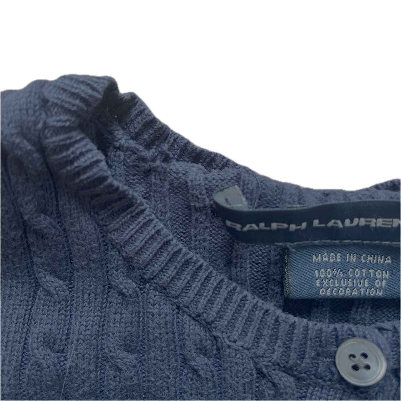 Ralph Lauren Strickjacke Blau XS/S