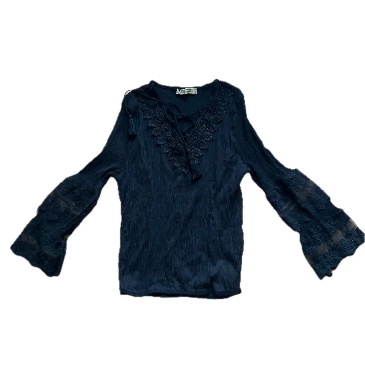 Langarmshirt Boho Optik - S