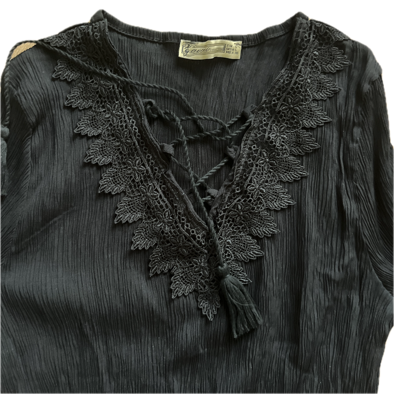 Langarmshirt Boho Optik - S