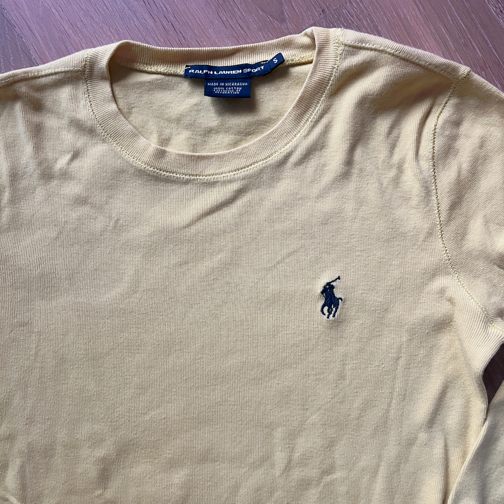 Langarmshirt Ralph Lauren Gelb - S
