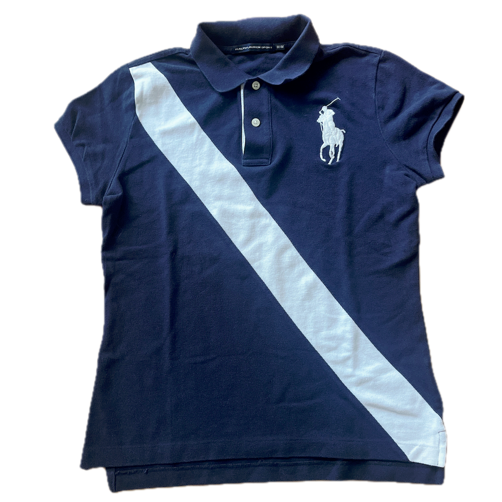 Polo Shirt Ralph Lauren Blau Big Pony - M/S