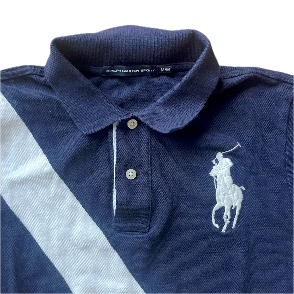 Polo Shirt Ralph Lauren Blau Big Pony - M/S
