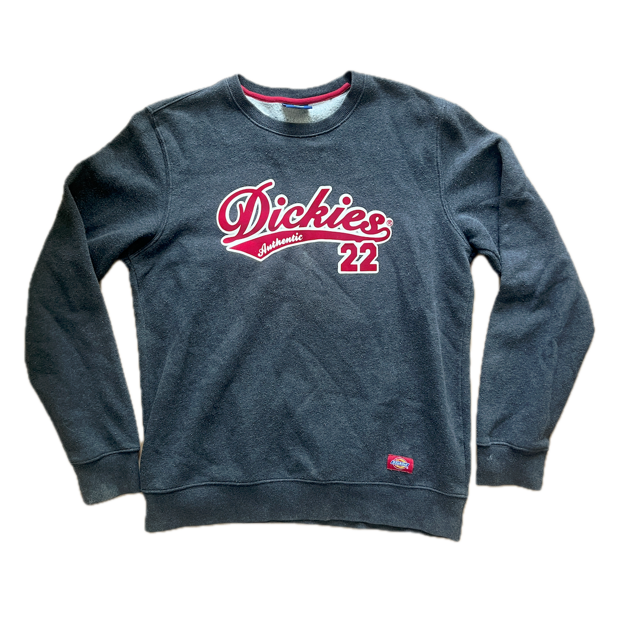 Dickies Pullover Grau/Rot - M