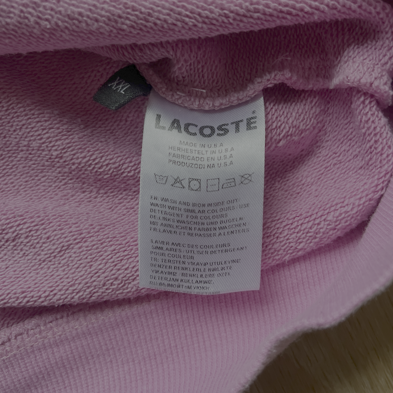 Lacoste Pullover Pink - XXL