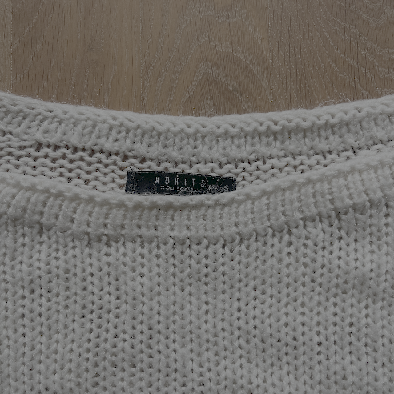 Strickpullover Weiss - S