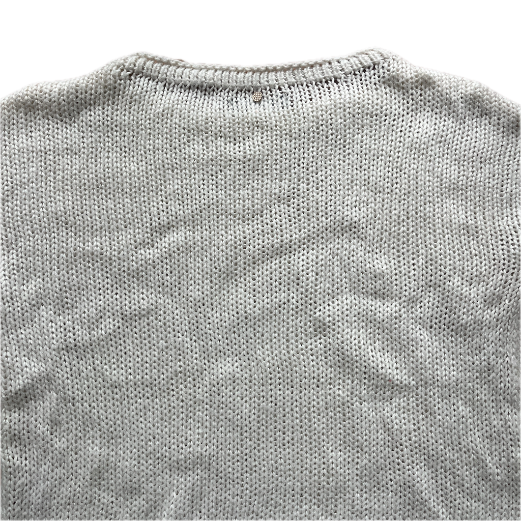 Strickpullover Weiss - S