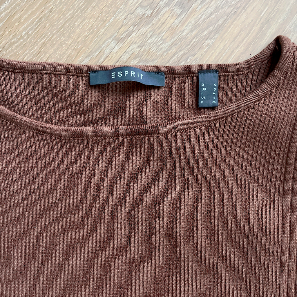 Oberteil Braun zum Binden - S