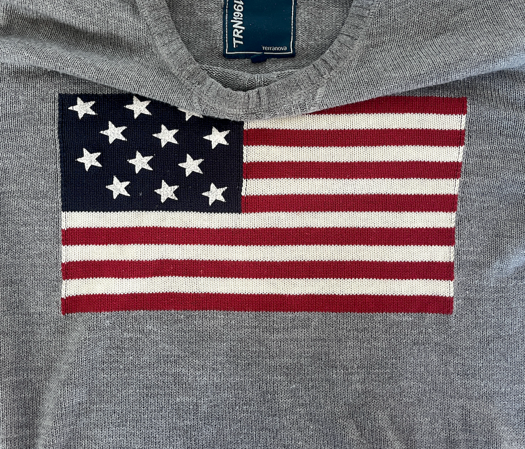 Pullover USA Flagge - M/S