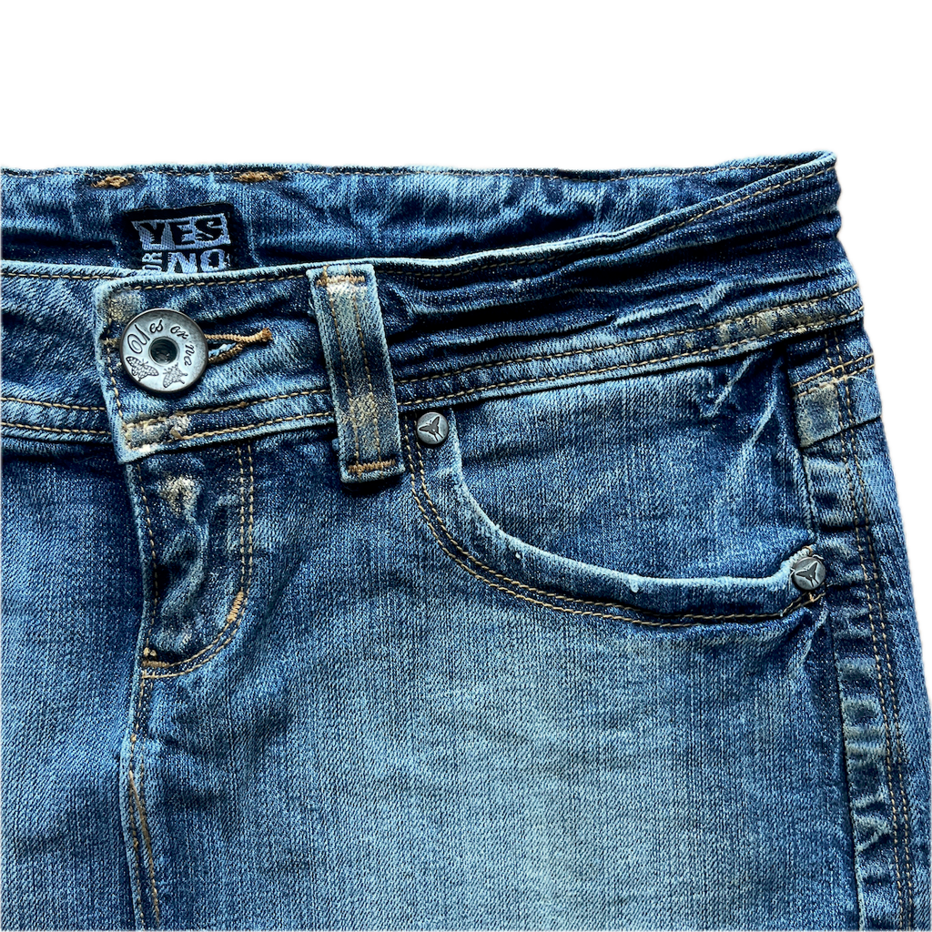 Jeans Rock goldene Details - XS