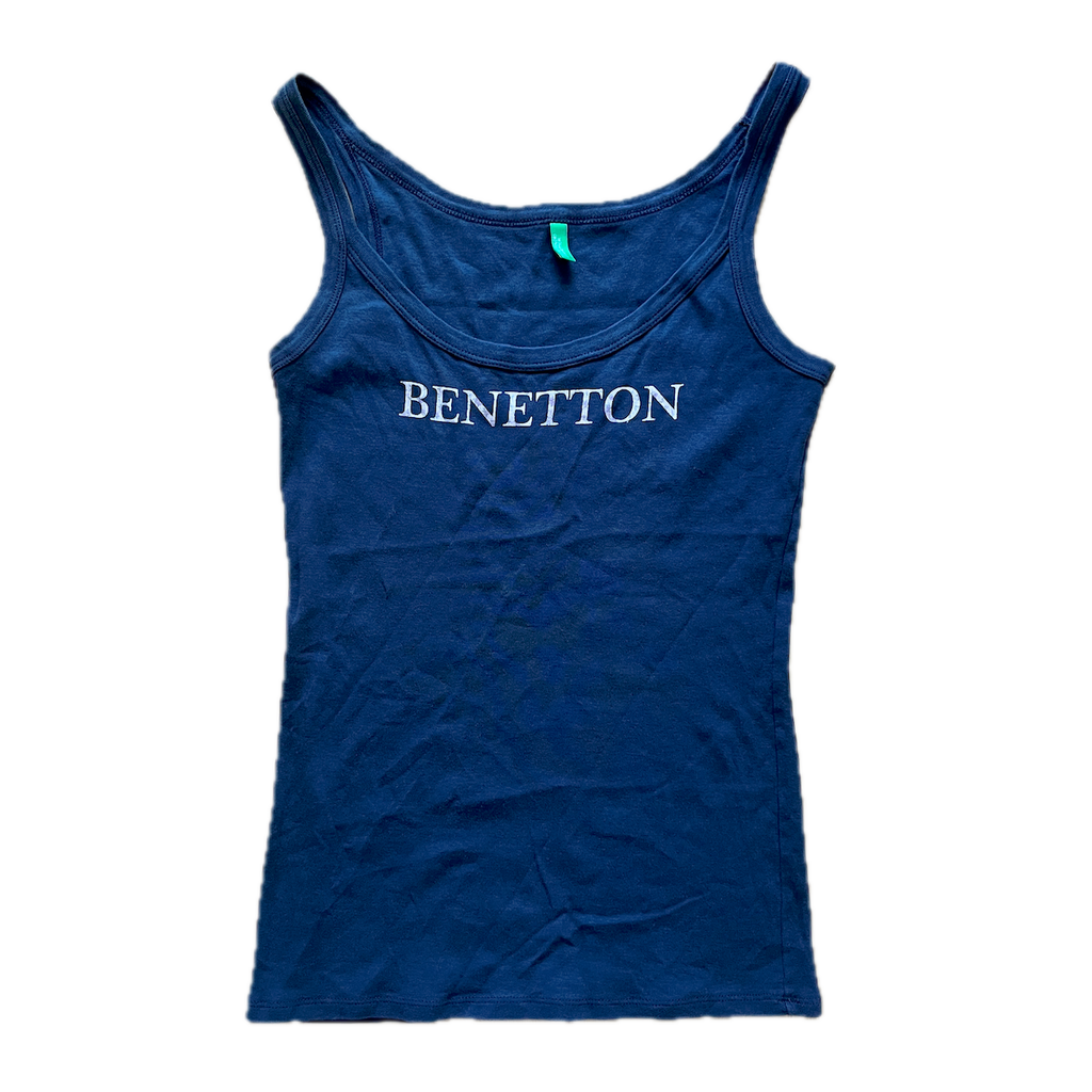 Top Benetton Marineblau - S