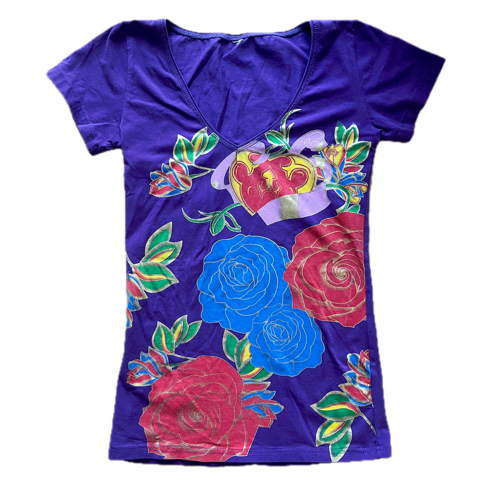 Top mit Muster Backprint- S/XS