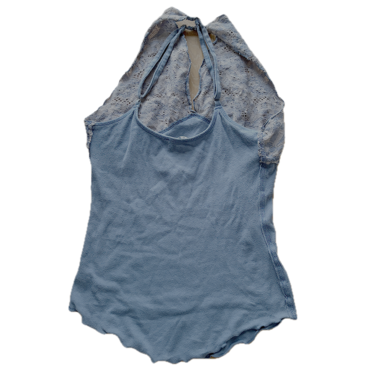 Neckholder Top Blau/Lila - XS/S