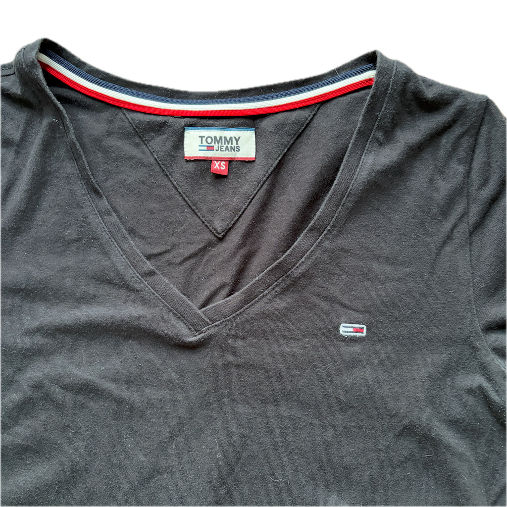 Tommy Hilfiger T-Shirt V-Ausschnitt - XS