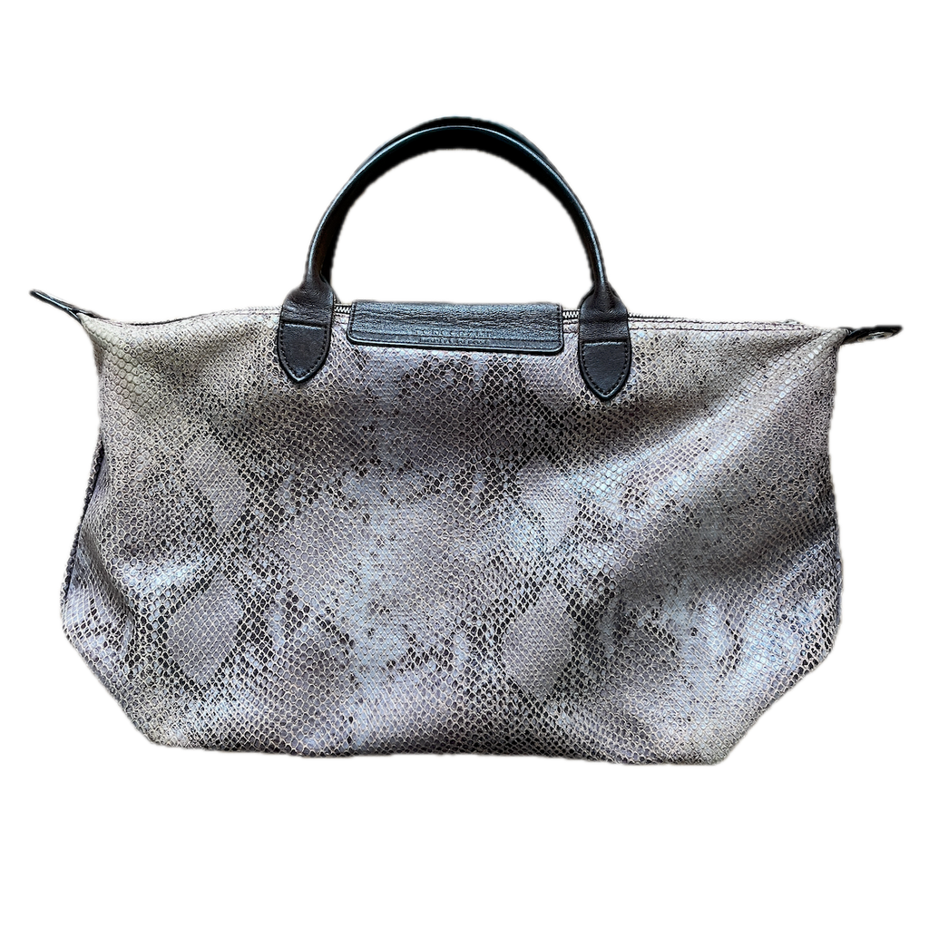 Longchamp Modèle Déposé Tasche Schlangenmuster - M