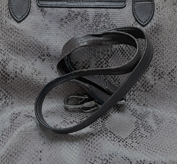 Longchamp Modèle Déposé Tasche Schlangenmuster - M