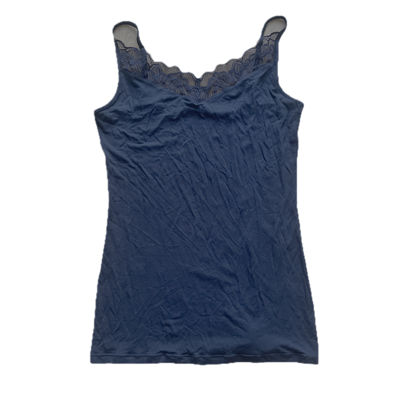 Top Marineblau Spitze - S