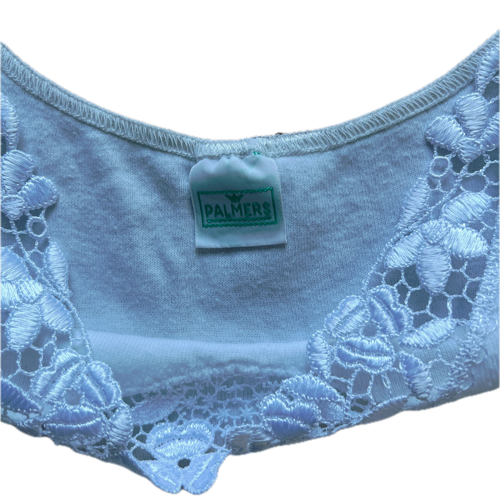 Weisses Trägertop Spitze - S