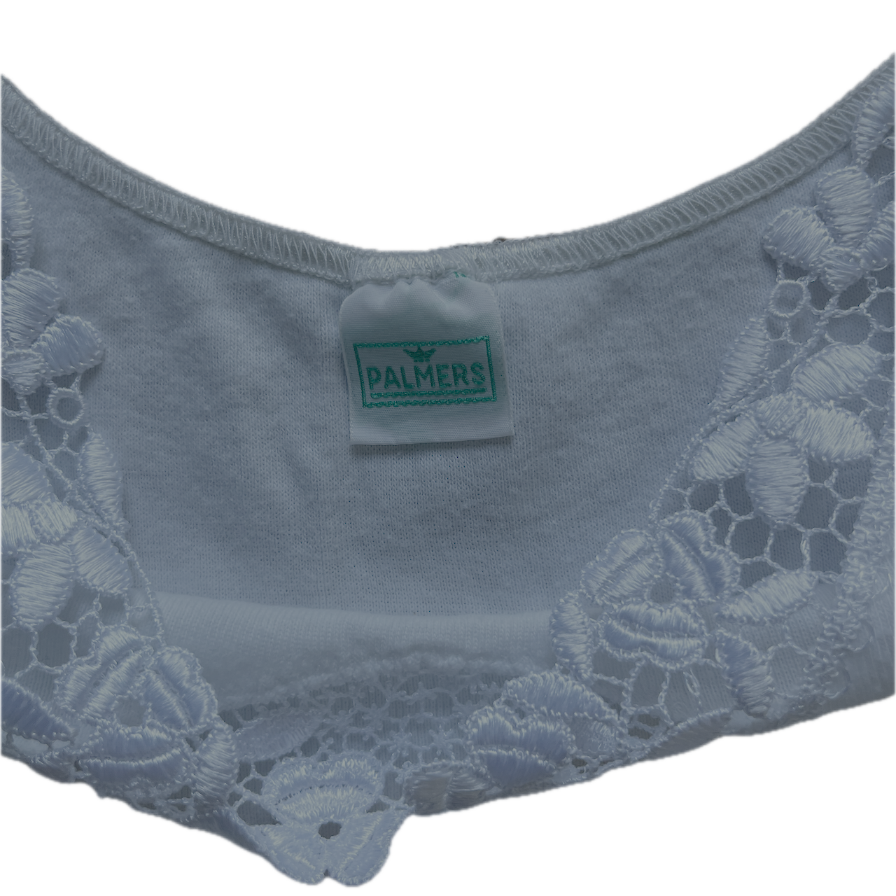 Weisses Trägertop Spitze - S