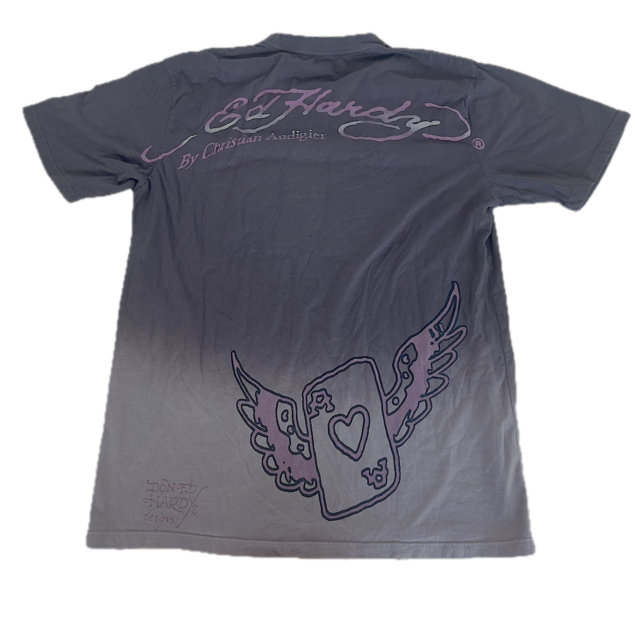 Ed Hardy T-Shirt Backprint