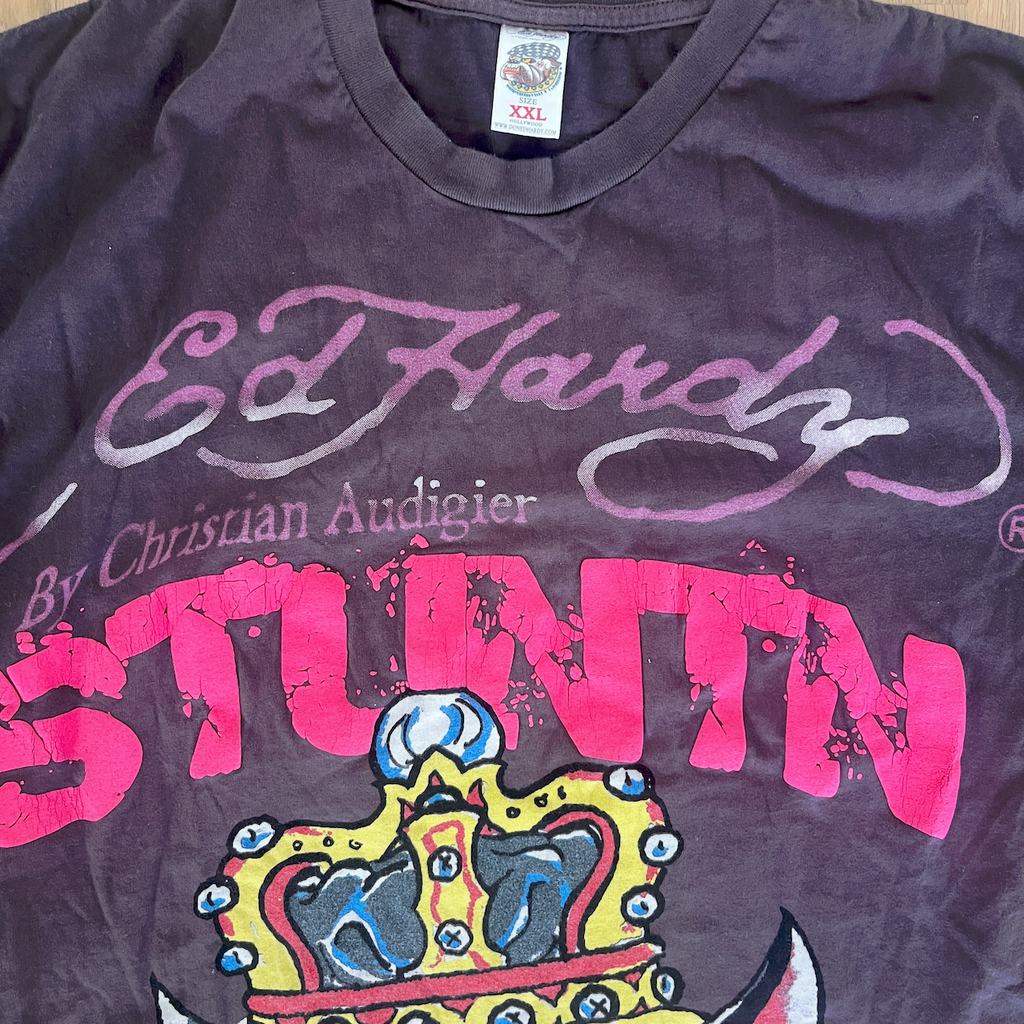 Ed Hardy T-Shirt Backprint