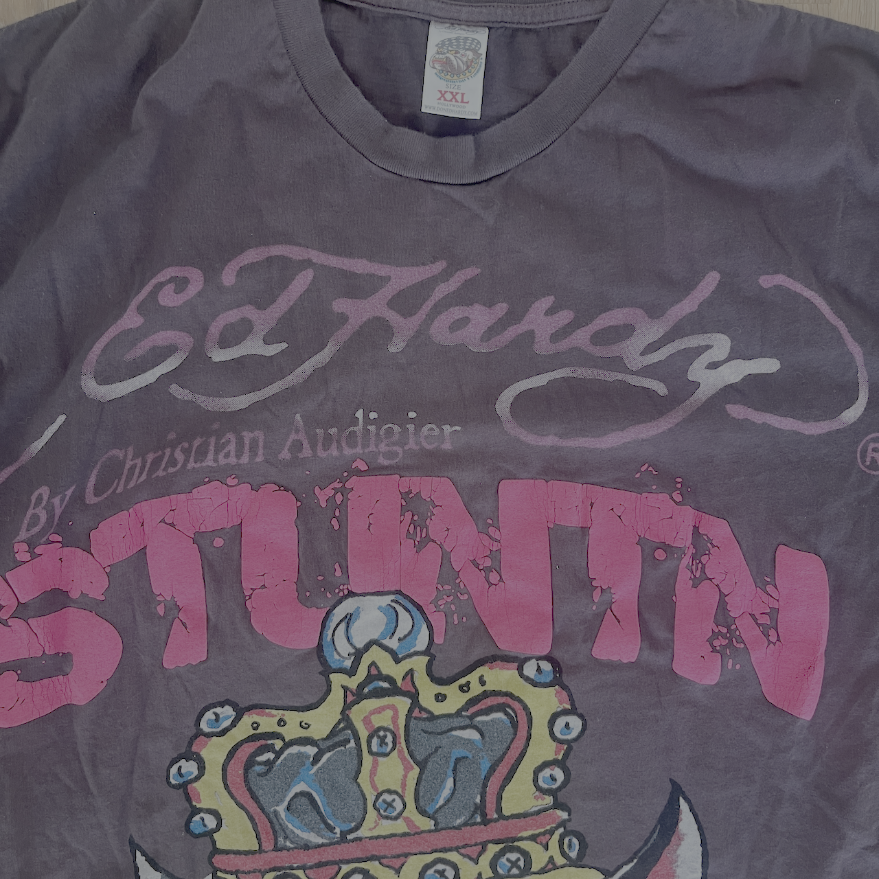 Ed Hardy T-Shirt Backprint