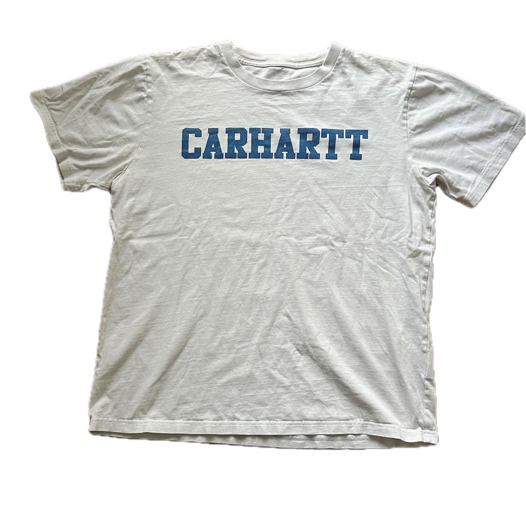 Carhartt T-Shirt Weiss/Hellblau - M/S