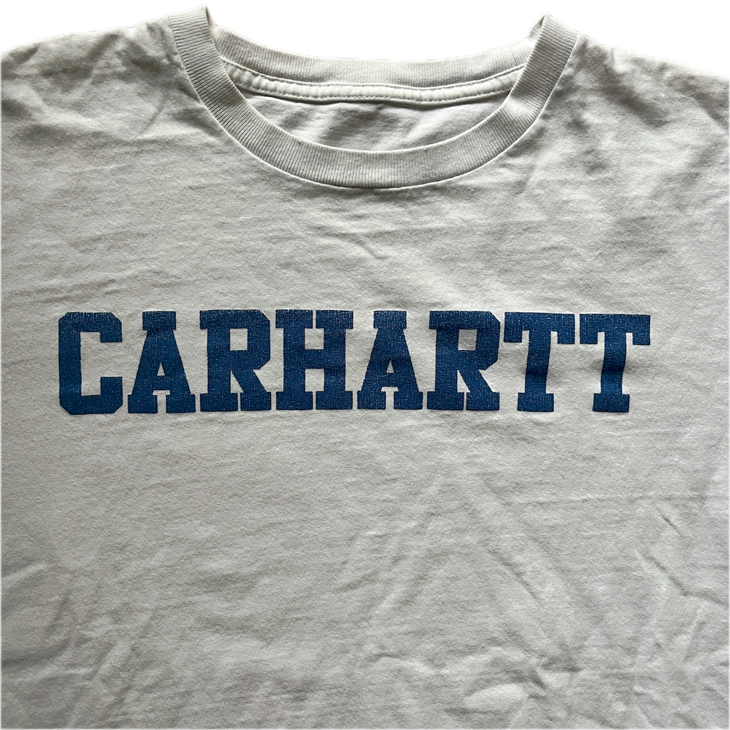 Carhartt T-Shirt Weiss/Hellblau - M/S